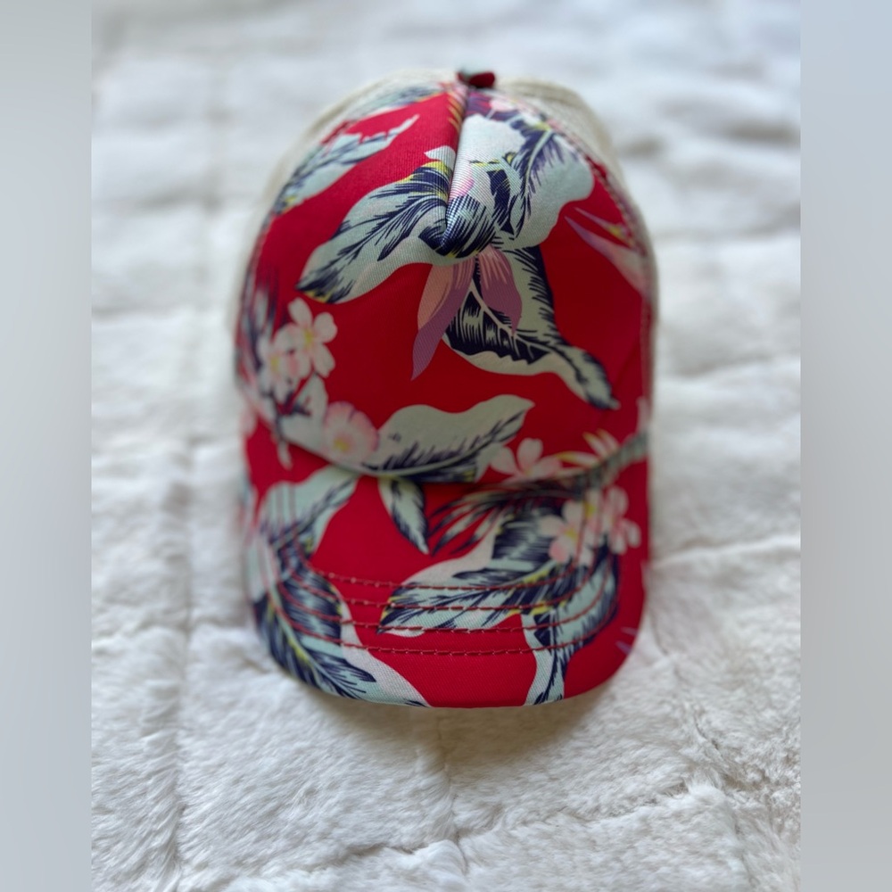 Tropical Red Billabong Trucker Cap